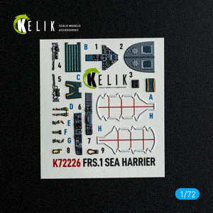 KELIK K72226 FRS.1 SEA Harrier - interior 3D decals for Italeri kit 1/72 – image 5