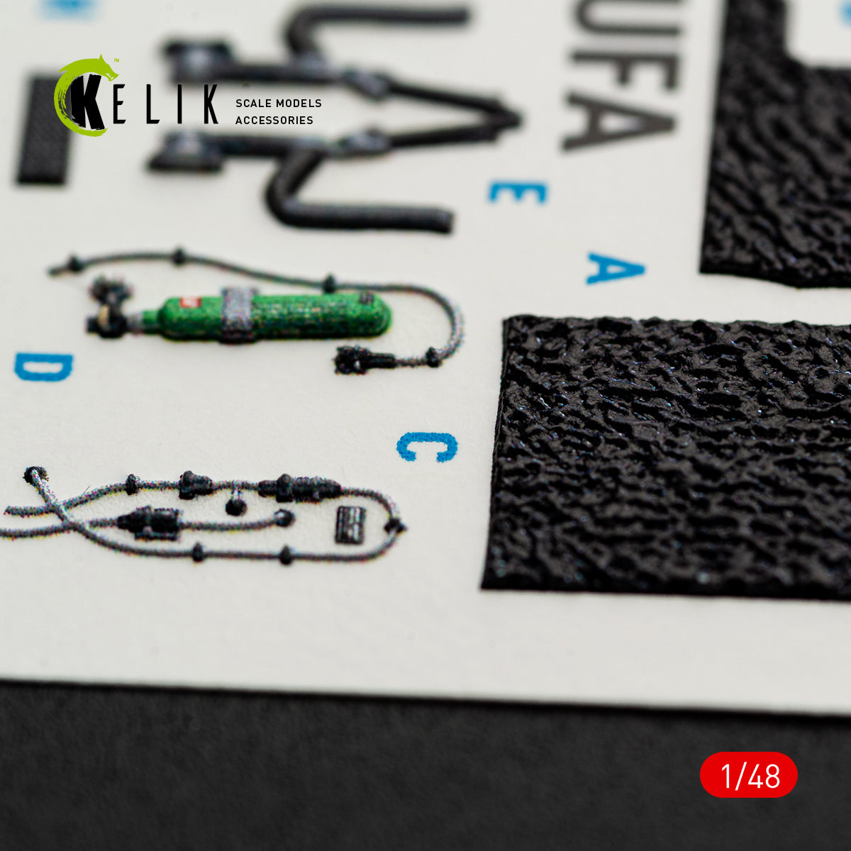 KELIK K48169 F-16I SUFA - interior 30 decals for GWH kit 1/48 – immagine 3