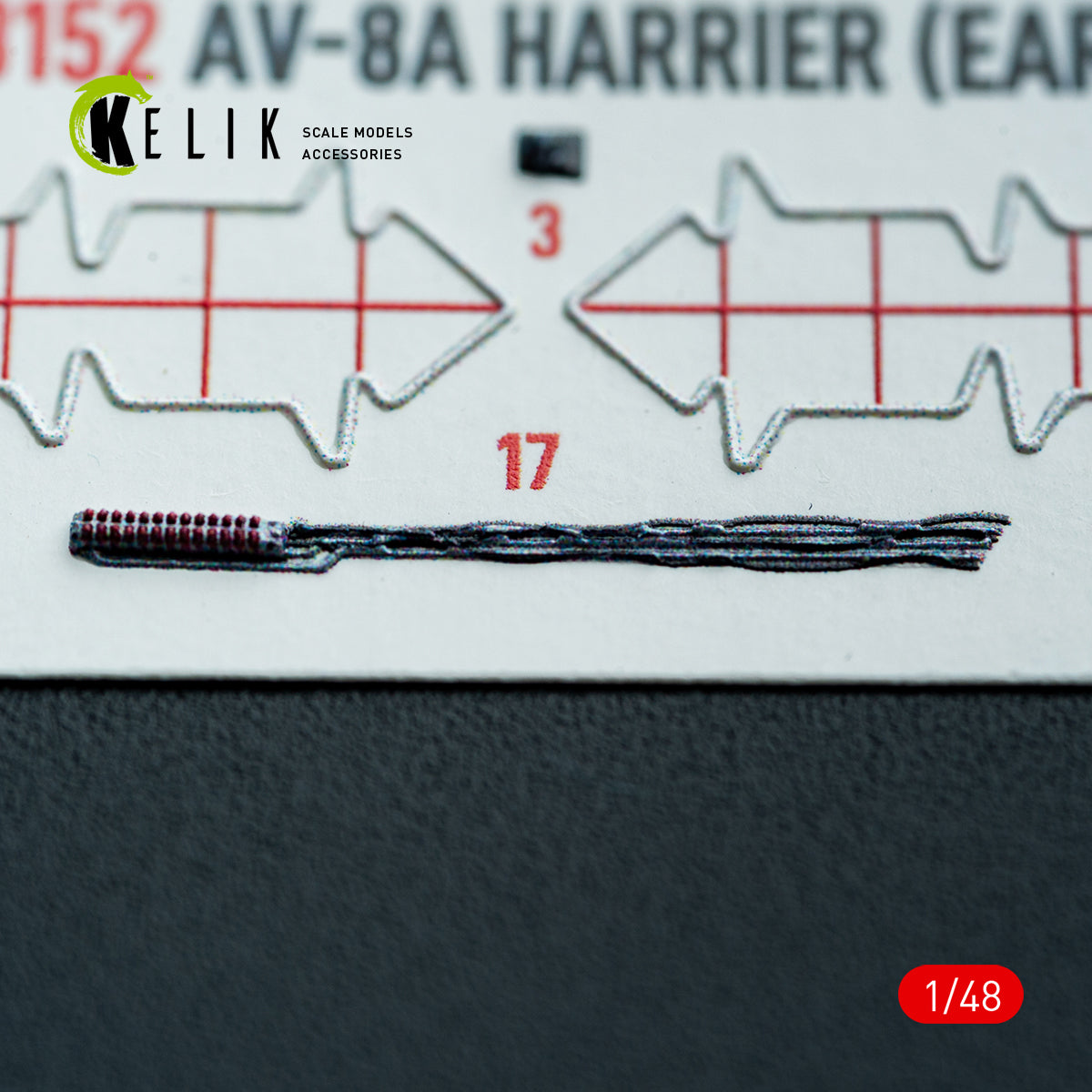 KELIK K48152 AV-8A HARRIER (Early) -interior 3D decals for Kinetic kit 1/48 – immagine 4