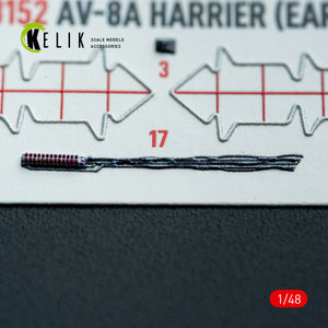 KELIK K48152 AV-8A HARRIER (Early) -interior 3D decals for Kinetic kit 1/48 – immagine 4