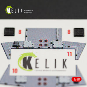 KELIK K48169 F-16I SUFA - interior 30 decals for GWH kit 1/48 – immagine 7