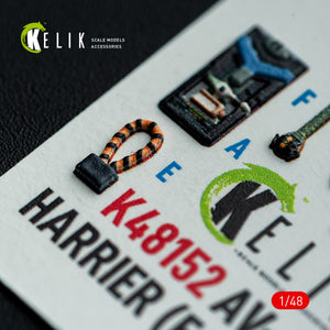 KELIK K48152 AV-8A HARRIER (Early) -interior 3D decals for Kinetic kit 1/48 – immagine 8