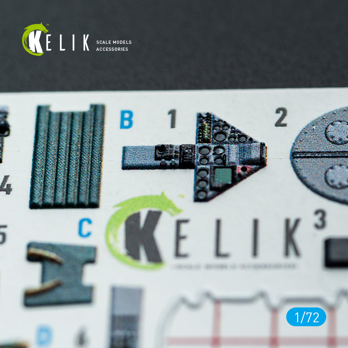 KELIK K72226 FRS.1 SEA Harrier - interior 3D decals for Italeri kit 1/72 – image 4