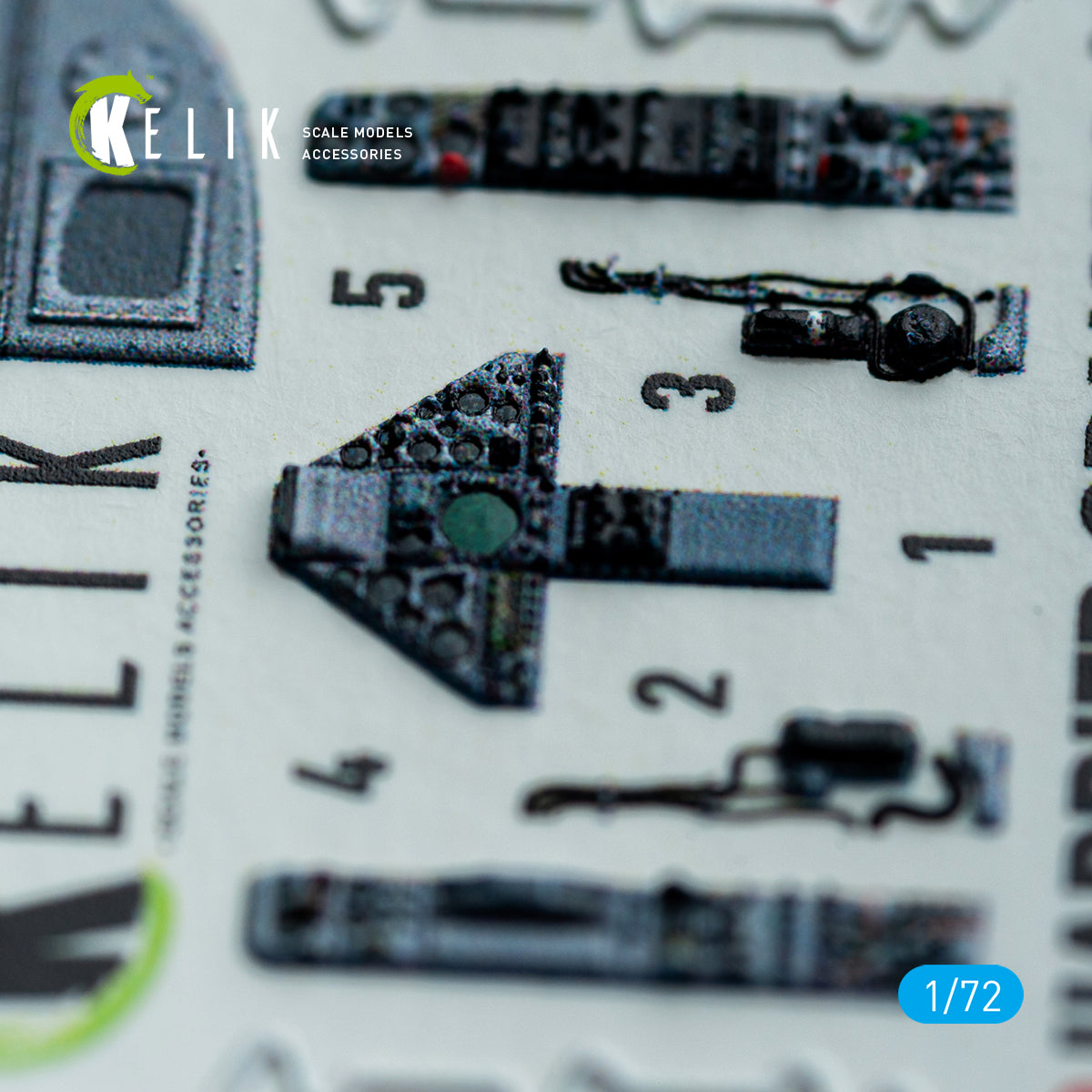 KELIK K72228 Harrier Gr1/Gr3 (Early) - interior 3D decals for Italeri kit 1/72 – image 3