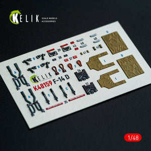 KELIK K48159 F-140 - interior 3D decals for GWH kit 1/48 – image 9
