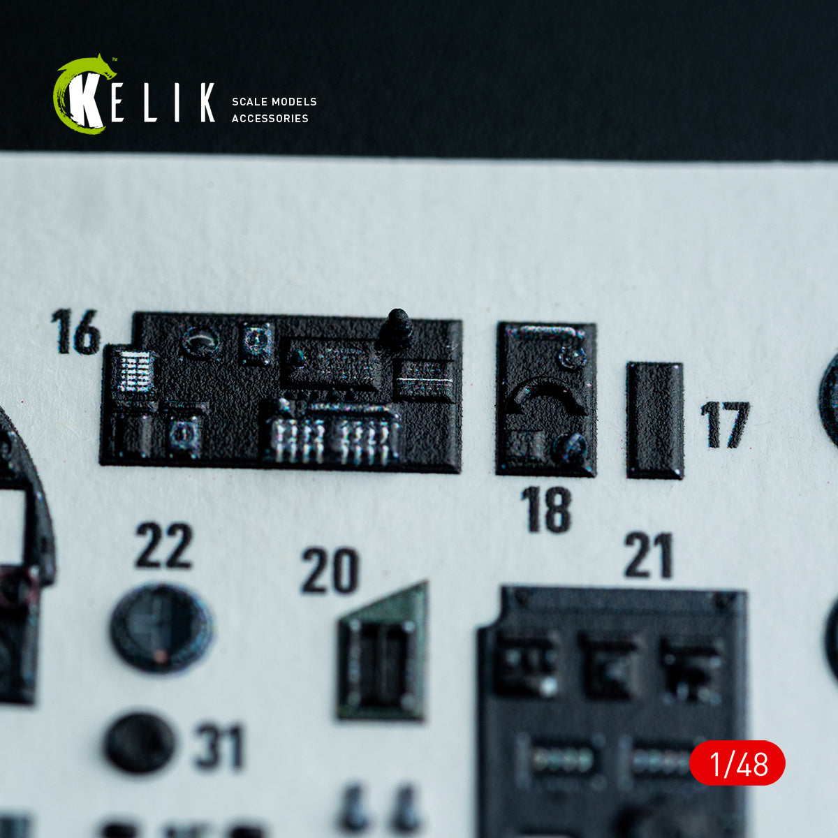 KELIK K48162 Hampden B.Mk.1 - interior 3D decals for ICM kit 1/48 – Bild 5