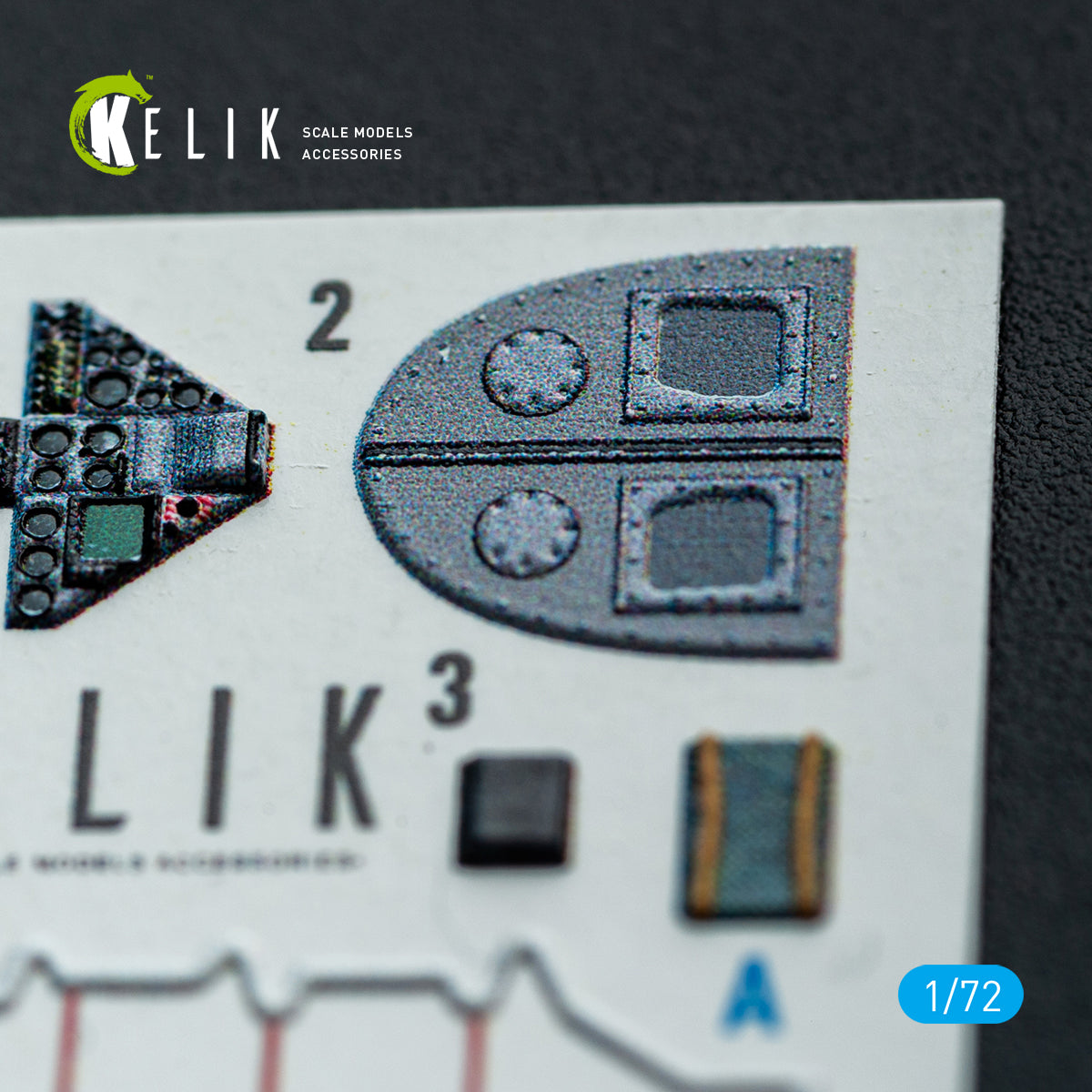 KELIK K72226 FRS.1 SEA Harrier - interior 3D decals for Italeri kit 1/72 – image 3