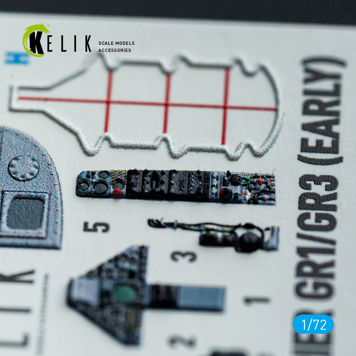 KELIK K72228 Harrier Gr1/Gr3 (Early) - interior 3D decals for Italeri kit 1/72 – image 4