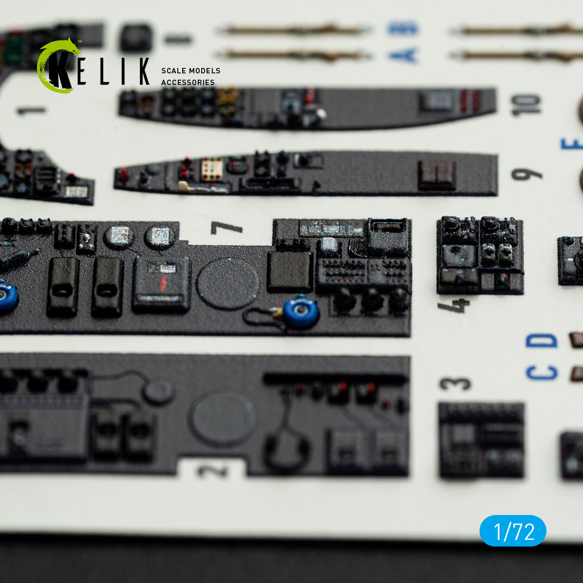 KELIK K72230 Ar-240 - interior 3D decals for Revell kit 1/72 – zdjęcie 5