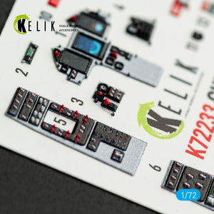 KELIK K72233 Chinese1-10B - interior 3D decals for Trumpeter kit 1/72 – zdjęcie 4