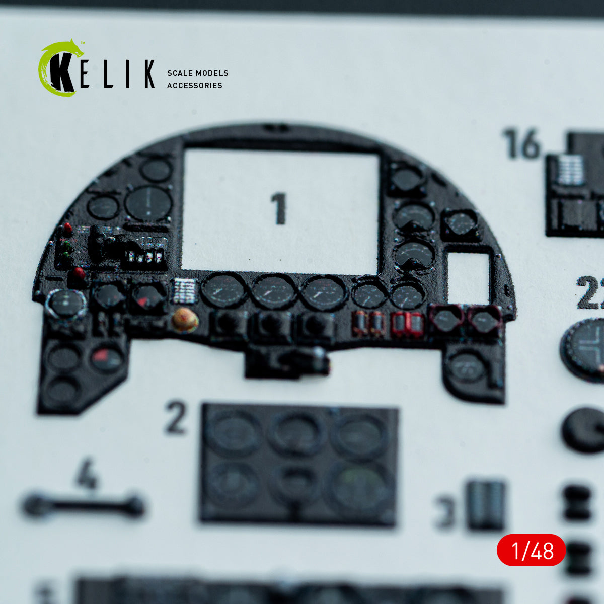 KELIK K48162 Hampden B.Mk.1 - interior 3D decals for ICM kit 1/48 – Bild 6