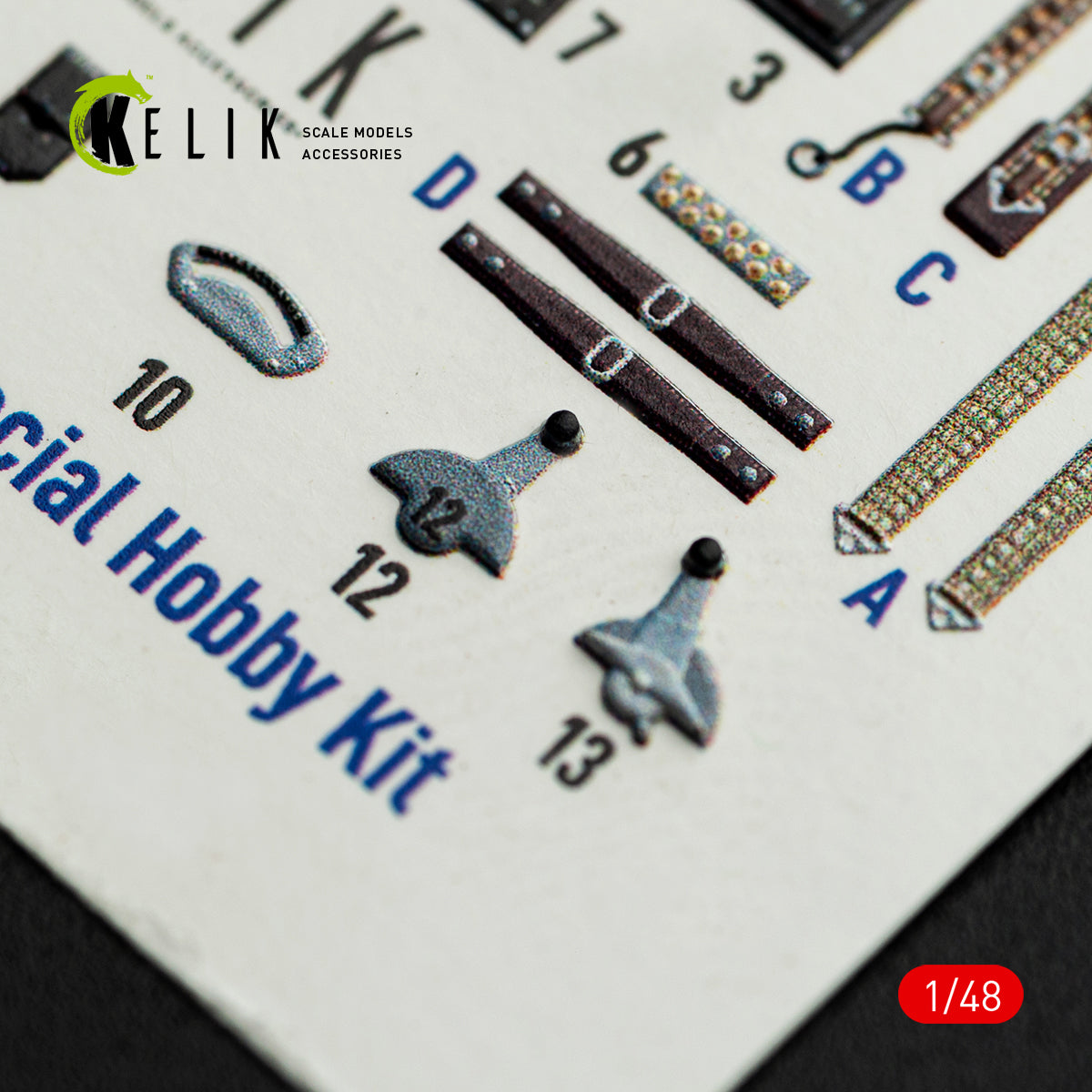 KELIK K48164 FOKKER D.XXI - interior 3D decals for Special Hobby kit 1/48 – immagine 5