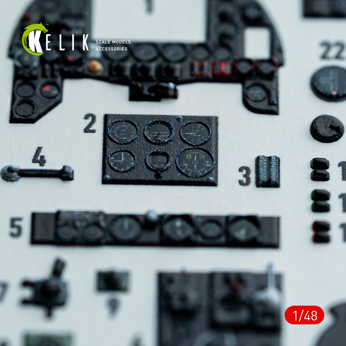 KELIK K48162 Hampden B.Mk.1 - interior 3D decals for ICM kit 1/48 – Bild 7