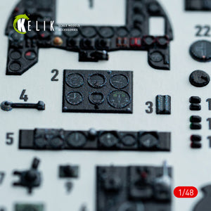 KELIK K48162 Hampden B.Mk.1 - interior 3D decals for ICM kit 1/48 – Bild 7