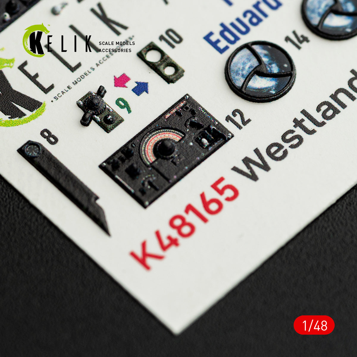 KELIK K48165 Westland Lysander Mk.III - interior 3D decals for Eduard kit 1/48 – Bild 6