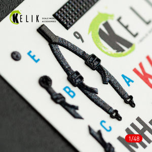 KELIK K48168 MH-61 Little Bird - interior 3D decals for ICM kit 1/48 – immagine 6