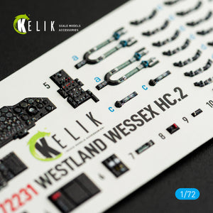 KELIK K72231 WESTLAND WESSEX HC.2 - interior 3D decals for AirFix kit 1/72 – immagine 6