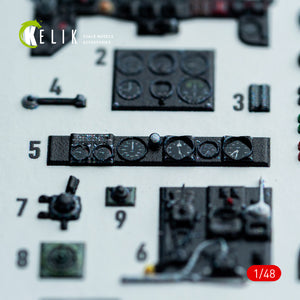 KELIK K48162 Hampden B.Mk.1 - interior 3D decals for ICM kit 1/48 – Bild 8