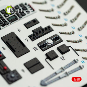 KELIK K48172 H-34A/UH-34D - interior 3D decals for Italeri kit 1/48 – Bild 7