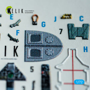 KELIK K72228 Harrier Gr1/Gr3 (Early) - interior 3D decals for Italeri kit 1/72 – image 7
