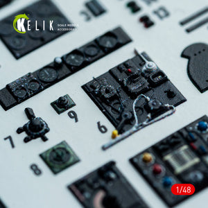 KELIK K48162 Hampden B.Mk.1 - interior 3D decals for ICM kit 1/48 – Bild 9