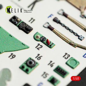KELIK K48163 MC.200 - interior 3D decals for Italeri kit 1/48 – image 8