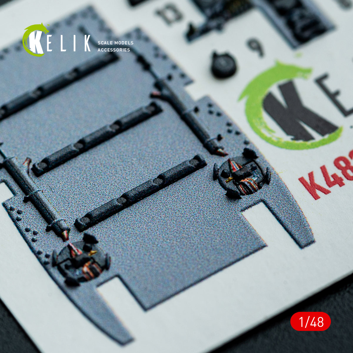 KELIK K48152 AV-8A HARRIER (Early) -interior 3D decals for Kinetic kit 1/48 – immagine 17