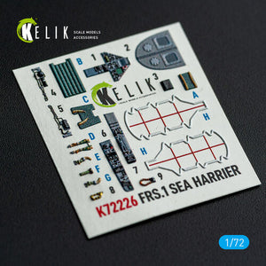 KELIK K72226 FRS.1 SEA Harrier - interior 3D decals for Italeri kit 1/72 – image 6