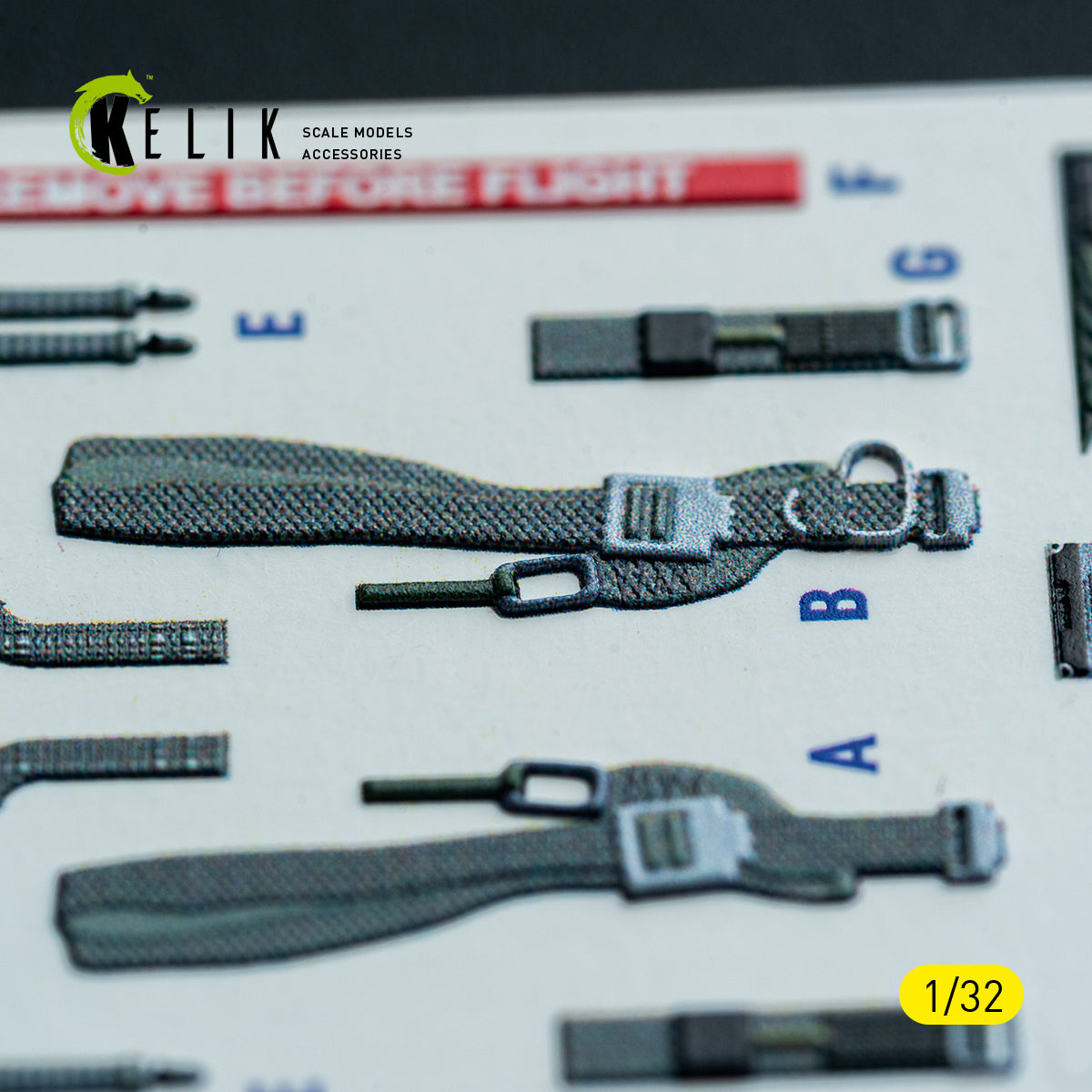 KELIK K32049 F-4D - interior 3D decals for Tamiya kit 1/32 – zdjęcie 3