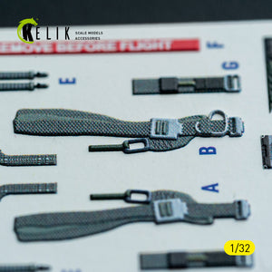 KELIK K32049 F-4D - interior 3D decals for Tamiya kit 1/32 – zdjęcie 3