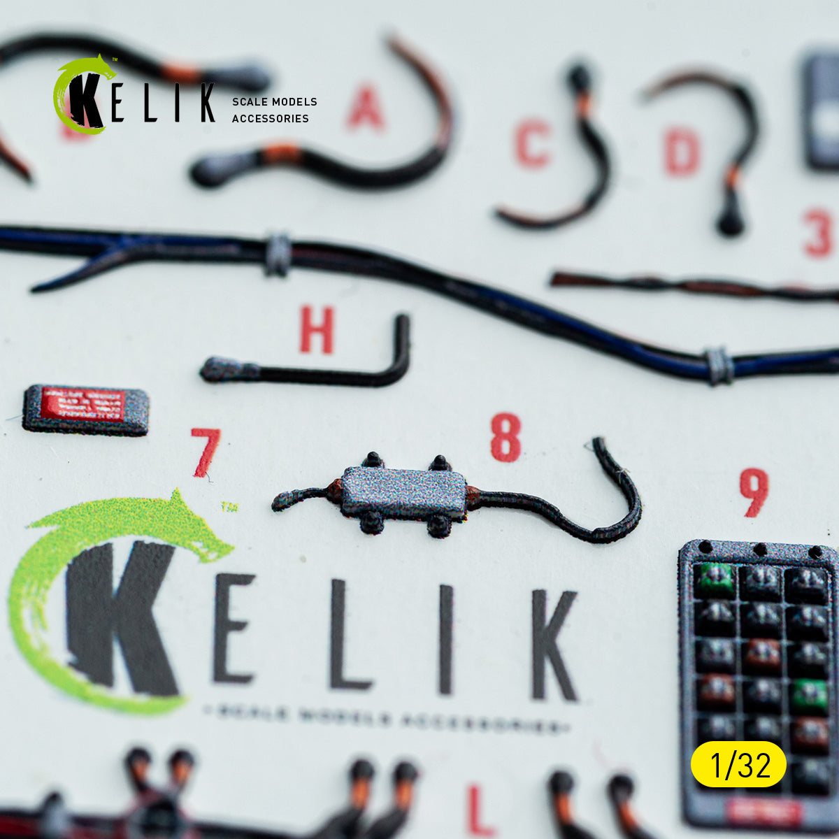 KELIK K32051 F-15C (early) - interior 30 decals for Tamiya kit 1/32 – image 3