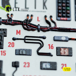 KELIK K32051 F-15C (early) - interior 30 decals for Tamiya kit 1/32 – image 4