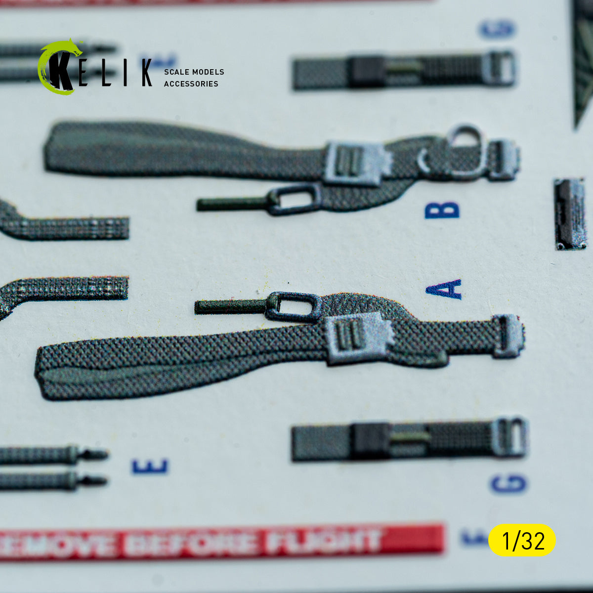 KELIK K32049 F-4D - interior 3D decals for Tamiya kit 1/32 – zdjęcie 5