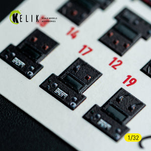 KELIK K32052 F-15C MSIP II - interior 3D decals for Tamiya kit 1/32 – image 5