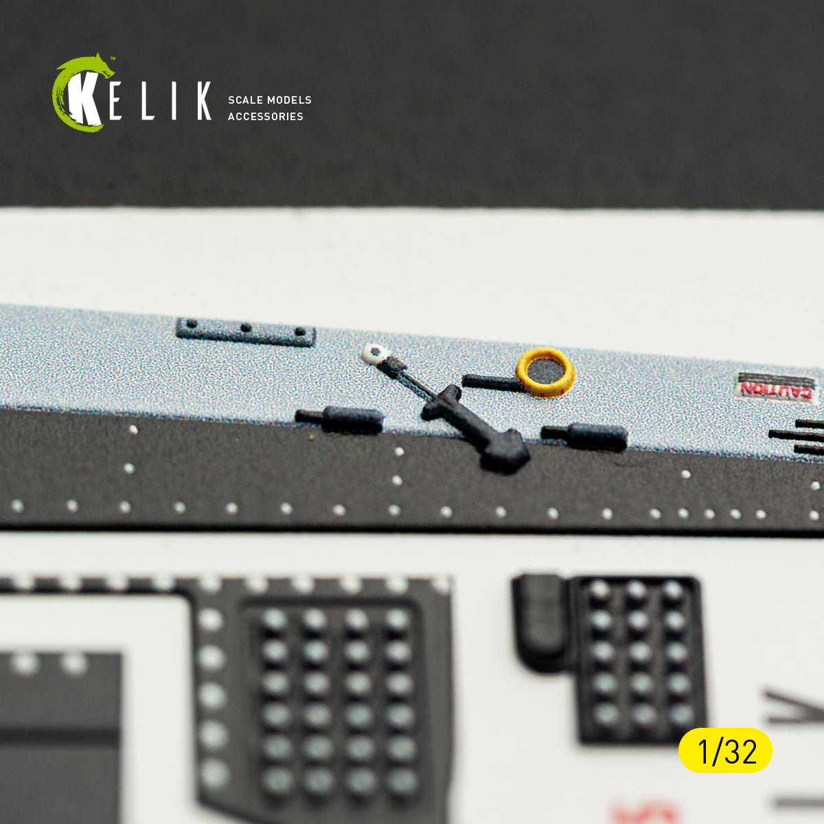 KELIK K32063 A-7E CORSAIR II - interior 3D decals for Trumpeter kit 1/32 – imagen 5