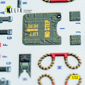 KELIK K32048 F-4C - interior 3D decals for Tamiya kit 1/32 – zdjęcie 6