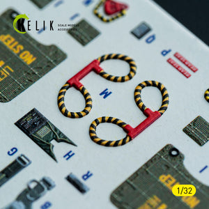 KELIK K32049 F-4D - interior 3D decals for Tamiya kit 1/32 – zdjęcie 10