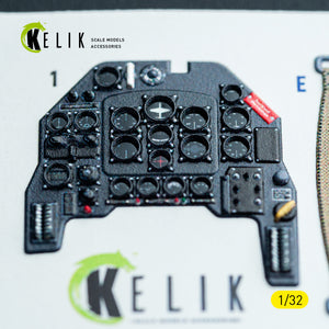 KELIK K32047 Ju-87G - interior 3D decals for Hasegawa kit 1/32 – imagen 3