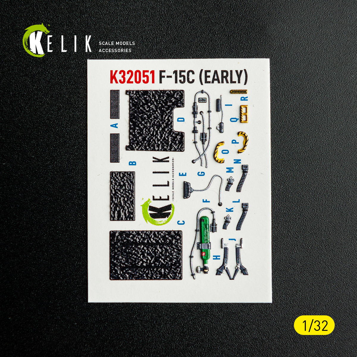 KELIK K32051 F-15C (early) - interior 30 decals for Tamiya kit 1/32 – image 8