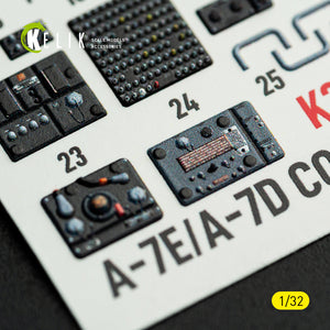 KELIK K32064 Avionics for A-7E/D CORSAIR II - exterior 3D decals for Trumpeter kit 1/32 – immagine 4