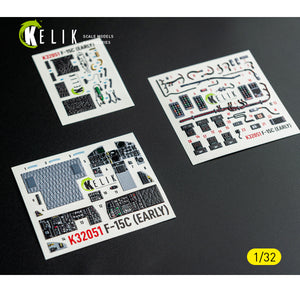 KELIK K32051 F-15C (early) - interior 30 decals for Tamiya kit 1/32 – image 10