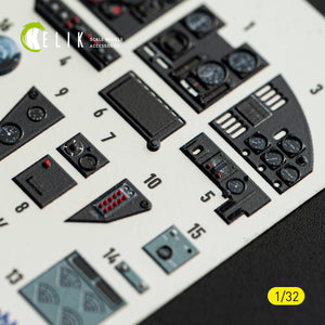 KELIK K32057 MS-406C-1 - interior 30 decals for Special Hobby kit 1/32 – imagen 5