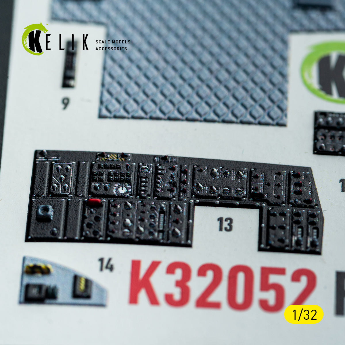 KELIK K32052 F-15C MSIP II - interior 3D decals for Tamiya kit 1/32 – image 12