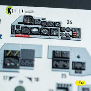 KELIK K32048 F-4C - interior 3D decals for Tamiya kit 1/32 – zdjęcie 11