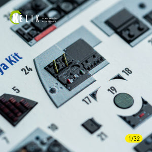 KELIK K32049 F-4D - interior 3D decals for Tamiya kit 1/32 – zdjęcie 16