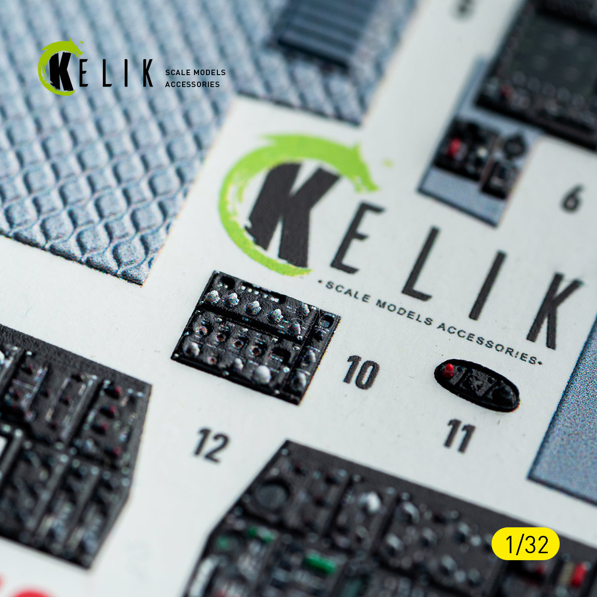 KELIK K32052 F-15C MSIP II - interior 3D decals for Tamiya kit 1/32 – image 13