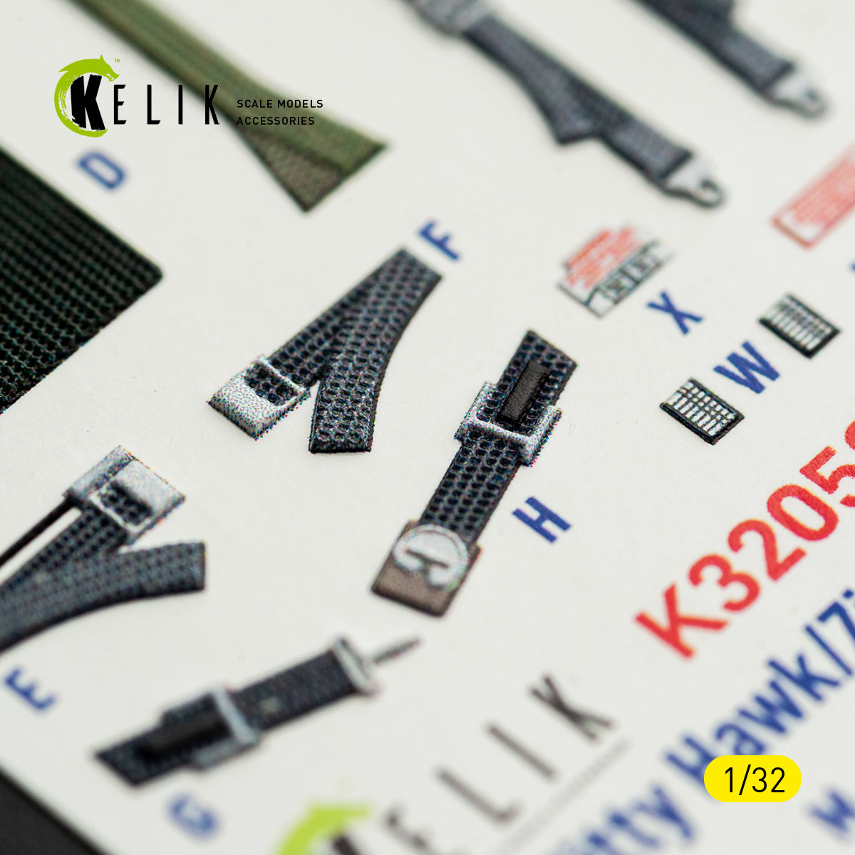 KELIK K32058 RF-5E - interior 3D decals for Kitty Hawk/Zimi models kit 1/32 – image 7