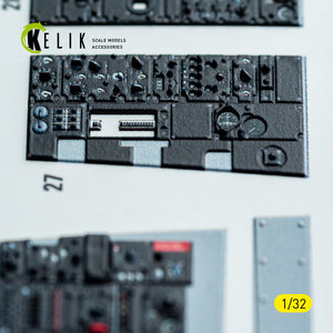 KELIK K32048 F-4C - interior 3D decals for Tamiya kit 1/32 – zdjęcie 13