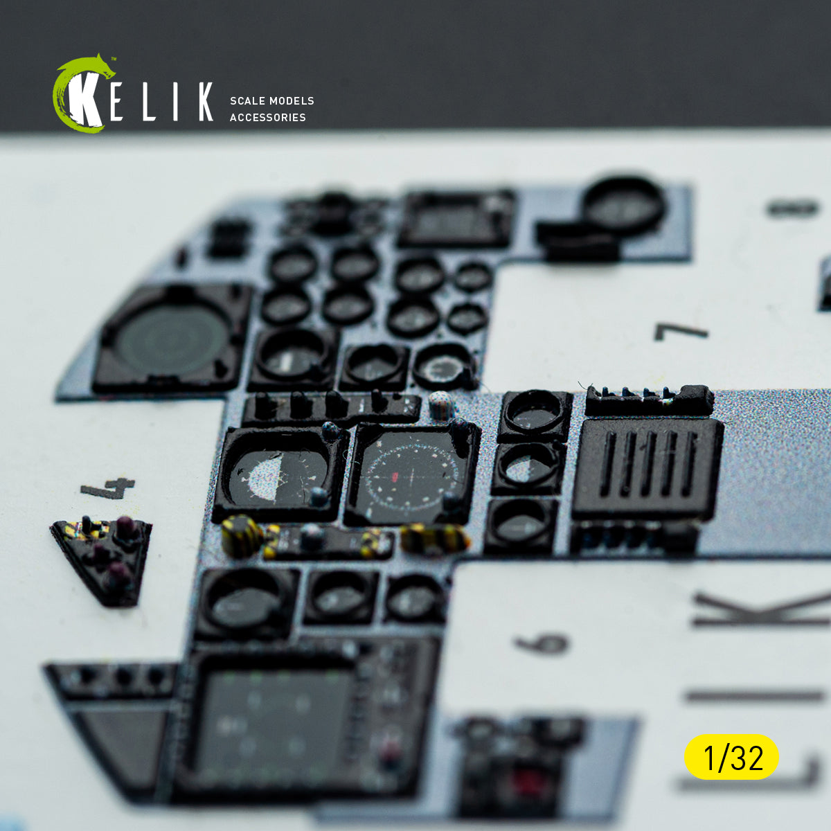 KELIK K32052 F-15C MSIP II - interior 3D decals for Tamiya kit 1/32 – image 15