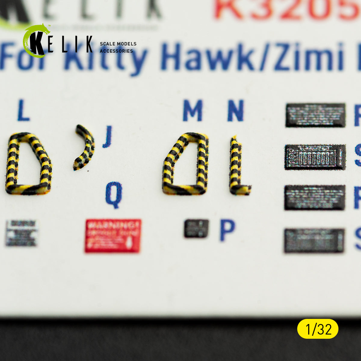 KELIK K32058 RF-5E - interior 3D decals for Kitty Hawk/Zimi models kit 1/32 – image 9